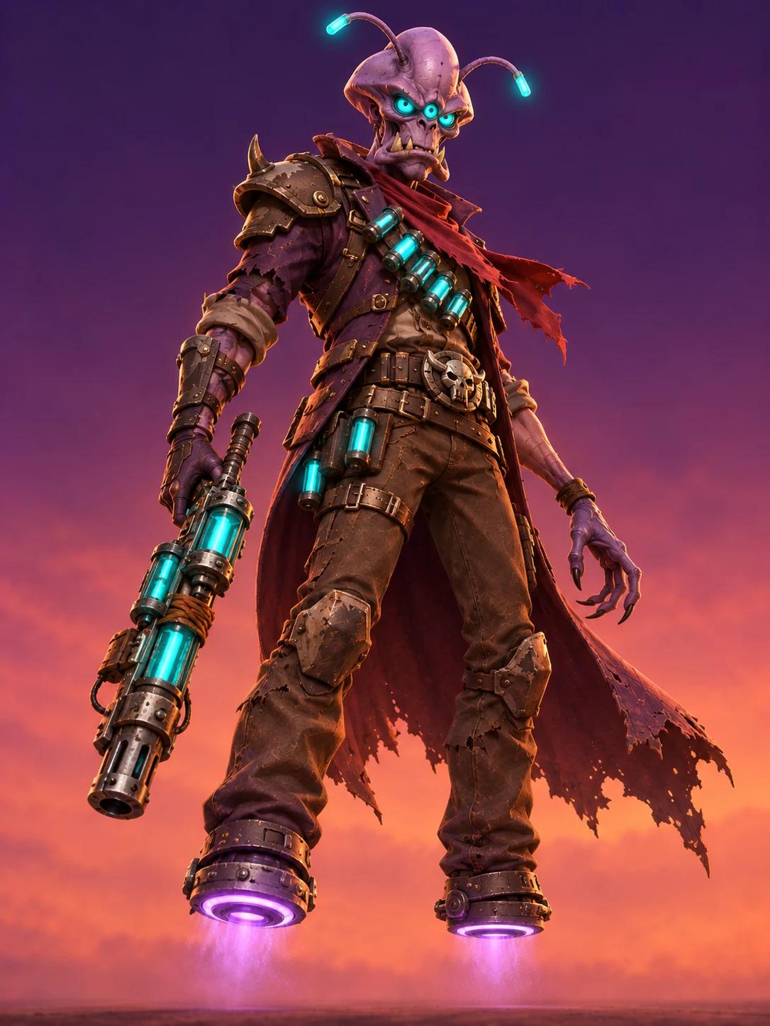 Portrait of a Ghul'Khar Raider from the alien horde